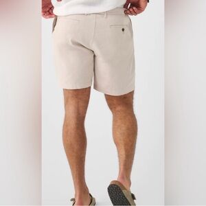 Like New Faherty Tradewinds Linen Blend Short Dorset Sand (7.5" Inseam) Size:36